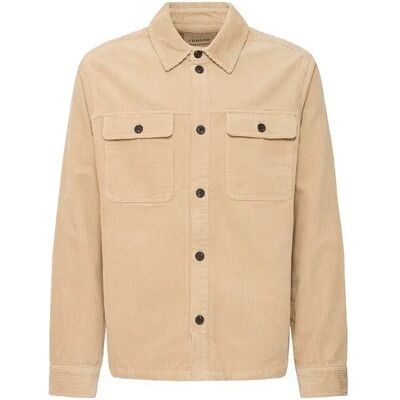 Langarmshirt Solid Nam Beige M Homme Langarmshirt Solid Nam Beige M Homme