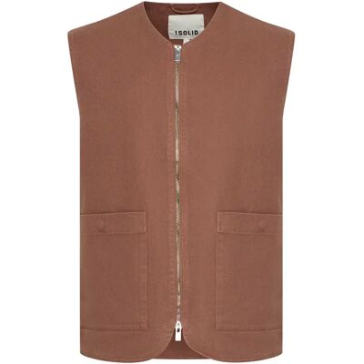 Weste Solid SDOak Marron XL Homme Weste Solid SDOak Marron XL Homme