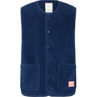 Ärmelloses Fleece Solid Tans Bleu S Homme Ärmelloses Fleece Solid Tans Bleu S Homme