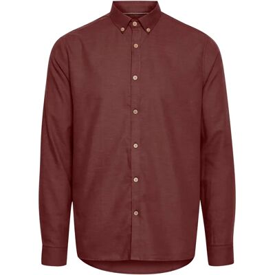 Hemd Solid Pete Marron XL Homme Hemd Solid Pete Marron XL Homme