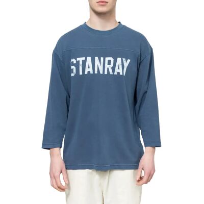 T-Shirt Stan Ray 3/4 Football Bleu S Homme T-Shirt Stan Ray 3/4 Football Bleu S Homme