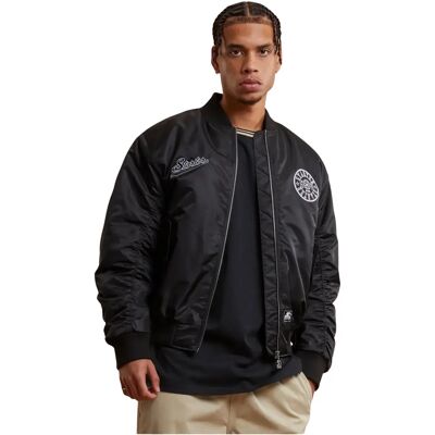 Jacke Starter Patch Noir S Homme Jacke Starter Patch Noir S Homme