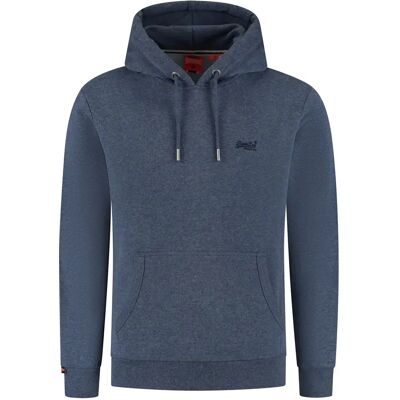Hoodie Superdry Essential Logo HB Bleu 2XL Homme Hoodie Superdry Essential Logo HB Bleu 2XL Homme