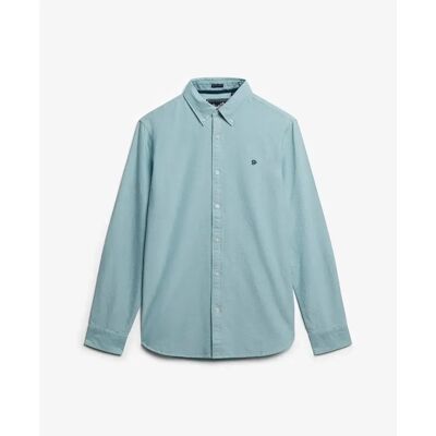 Langarmshirt Superdry Oxford Classique Vert M Homme Langarmshirt Superdry Oxford Classique Vert M Homme
