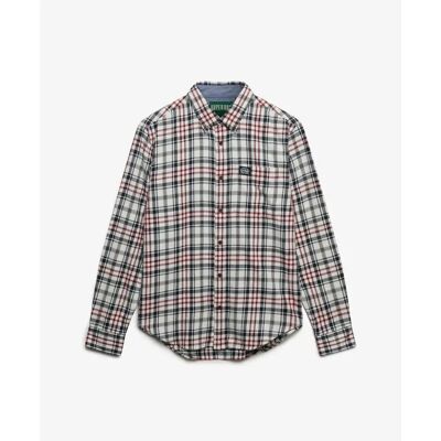 Langarmshirt Superdry Lumberjack Blanc M Homme Langarmshirt Superdry Lumberjack Blanc M Homme