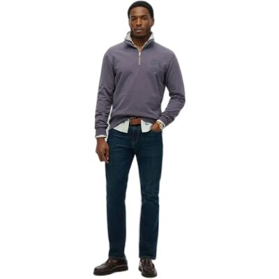 Sweatshirt 1/2 zip Superdry Athletic Essentials Violet XL Homme Sweatshirt 1/2 zip Superdry Athletic Essentials Violet XL Homme