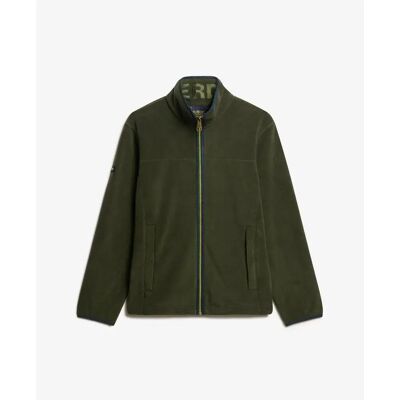 Fleece mit Reißverschluss Superdry Estate Vert S Homme Fleece mit Reißverschluss Superdry Estate Vert S Homme