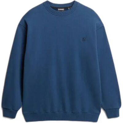 Pullover Superdry Blank Oversize Bleu S Homme Pullover Superdry Blank Oversize Bleu S Homme