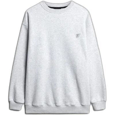 Pullover Superdry Blank Oversize Gris 2XL Homme Pullover Superdry Blank Oversize Gris 2XL Homme