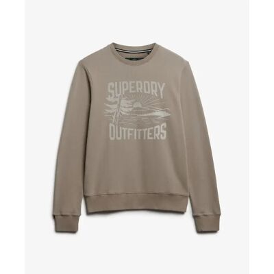 Pullover Superdry Retro Vert L Homme Pullover Superdry Retro Vert L Homme