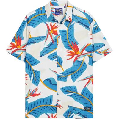 Hemd Superdry hawaïenne Blanc M Homme Hemd Superdry hawaïenne Blanc M Homme