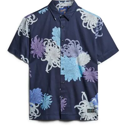 Hemd Superdry hawaïenne Bleu 2XL Homme Hemd Superdry hawaïenne Bleu 2XL Homme