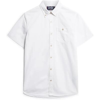 Hemd Superdry The Merchant Store Blanc 2XL Homme Hemd Superdry The Merchant Store Blanc 2XL Homme