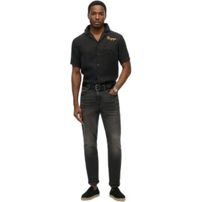 Händlerhemd Superdry Suika Noir M Homme Händlerhemd Superdry Suika Noir M Homme