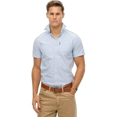 Oxford-Hemd Superdry Bleu L Homme Oxford-Hemd Superdry Bleu L Homme