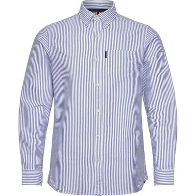 Langarmshirt Superdry Essentials Oxford Bleu 2XL Homme Langarmshirt Superdry Essentials Oxford Bleu 2XL Homme