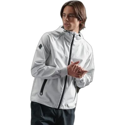 Wasserdichte Jacke Superdry Echo Beach Blanc 2XL Homme Wasserdichte Jacke Superdry Echo Beach Blanc 2XL Homme