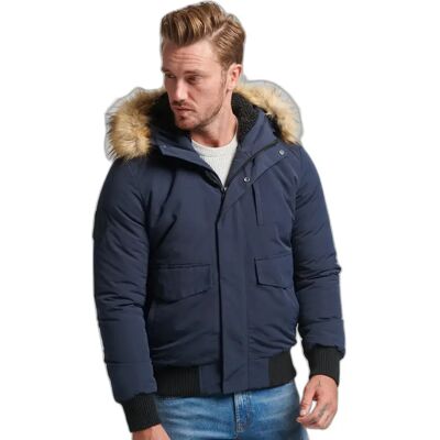 Jacke Superdry Everest Bleu 2XL Homme Jacke Superdry Everest Bleu 2XL Homme