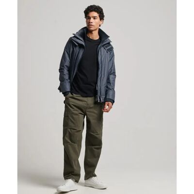 Regenjacke mit Kapuze Superdry Pop Arctic SD-Windcheater Bleu S Homme Regenjacke mit Kapuze Superdry Pop Arctic SD-Windcheater Bleu S Homme
