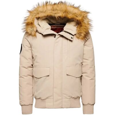 Daunenjacke mit Kapuze Superdry Everest Gris 2XL Homme Daunenjacke mit Kapuze Superdry Everest Gris 2XL Homme