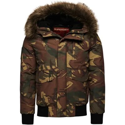 Daunenjacke mit Kapuze Superdry Everest Marron M Homme Daunenjacke mit Kapuze Superdry Everest Marron M Homme
