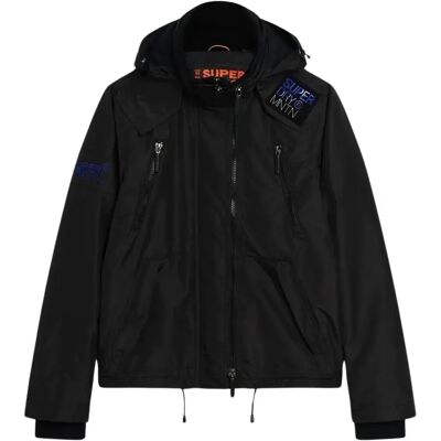 Wasserdichte Jacke mit Kapuze Superdry Mountain Noir 2XL Homme Wasserdichte Jacke mit Kapuze Superdry Mountain Noir 2XL Homme