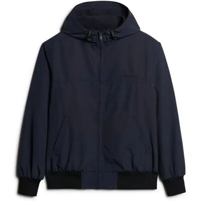 NylonBomberjacke mit Kapuze Superdry Surplus Bleu 2XL Homme NylonBomberjacke mit Kapuze Superdry Surplus Bleu 2XL Homme