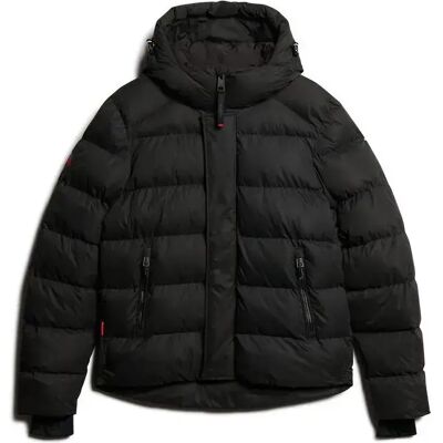 Mikrofaser-Steppjacke mit Kapuze Superdry Noir M Homme Mikrofaser-Steppjacke mit Kapuze Superdry Noir M Homme