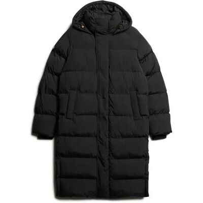 Lange Daunenjacke mit Kapuze Superdry Noir XL Homme Lange Daunenjacke mit Kapuze Superdry Noir XL Homme