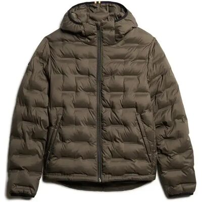 Daunenjacke mit Kapuze Superdry Marron 3XL Homme Daunenjacke mit Kapuze Superdry Marron 3XL Homme