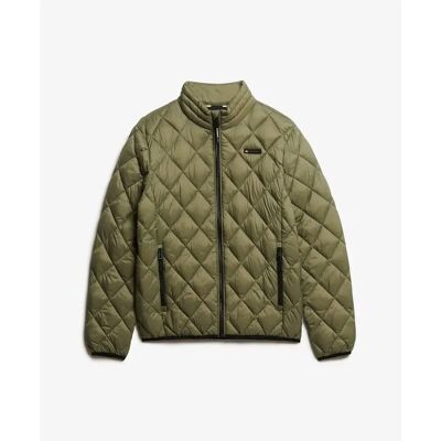 Diamantsteppjacke Superdry Fuji Lite Vert M Homme Diamantsteppjacke Superdry Fuji Lite Vert M Homme