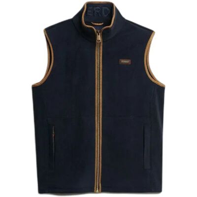 Fleece-Weste Superdry Estate Bleu 2XL Homme Fleece-Weste Superdry Estate Bleu 2XL Homme