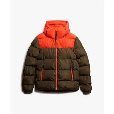Daunenjacke Superdry Colourblock Marron S Homme Daunenjacke Superdry Colourblock Marron S Homme
