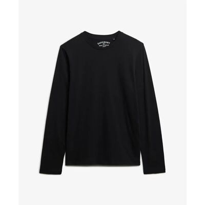 Langarmshirt Superdry Classic Essential Noir 2XL Homme Langarmshirt Superdry Classic Essential Noir 2XL Homme