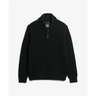 Schalkragenpullover Superdry Noir M Homme Schalkragenpullover Superdry Noir M Homme