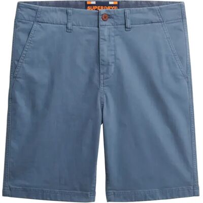 Chino Shorts Superdry Officer Bleu 28 Homme Chino Shorts Superdry Officer Bleu 28 Homme