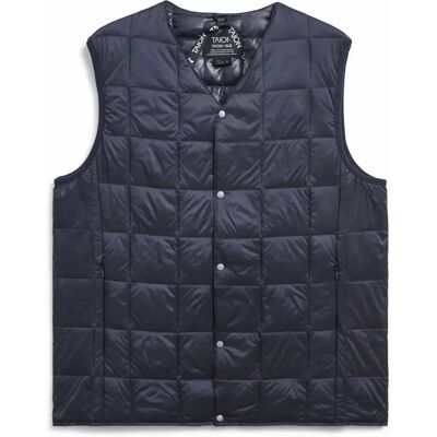Basic-Innenjacke mit geknöpftem V-Ausschnitt Taion Bleu XS Homme Basic-Innenjacke mit geknöpftem V-Ausschnitt Taion Bleu XS Homme