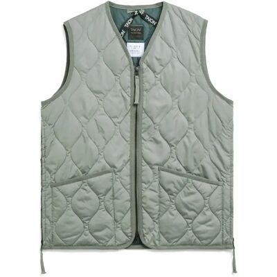Ärmellose militärische Daunenjacke mit Reißverschluss und V-Ausschnitt Taion Vert XL Mixte Ärmellose militärische Daunenjacke mit Reißverschluss und V-Ausschnitt Taion Vert XL Mixte
