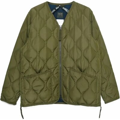 Militärische Daunenjacke mit Reißverschluss und V-Ausschnitt Taion Vert S Mixte Militärische Daunenjacke mit Reißverschluss und V-Ausschnitt Taion Vert S Mixte