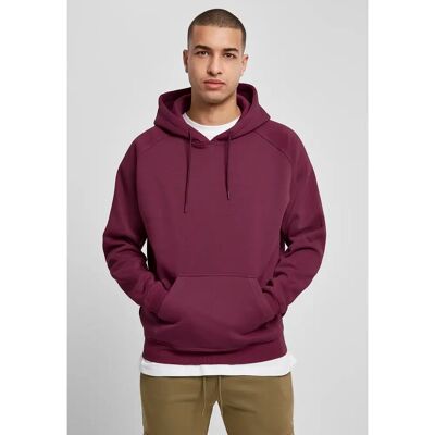 Kapuzenpullover Urban Classics blank Rouge M Homme Kapuzenpullover Urban Classics blank Rouge M Homme