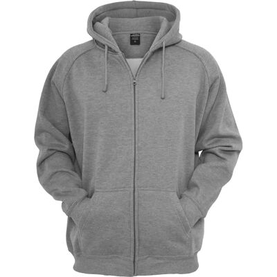 Urban Classics Kapuzenpullover große Größen urban Classic zip coton Gris 5XL Homme Urban Classics Kapuzenpullover große Größen urban Classic zip coton Gris 5XL Homme