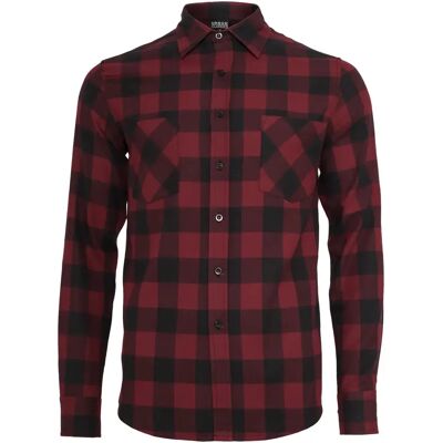 Urban Classics Hemd Urban Classic basic flanell Noir L Homme Urban Classics Hemd Urban Classic basic flanell Noir L Homme