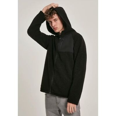 Urban Classics Parka Urban Classic hooded zip Noir S Homme Urban Classics Parka Urban Classic hooded zip Noir S Homme