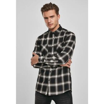 Urban Classics Hemd Urban Classic flanell 6 Noir XS Homme Urban Classics Hemd Urban Classic flanell 6 Noir XS Homme
