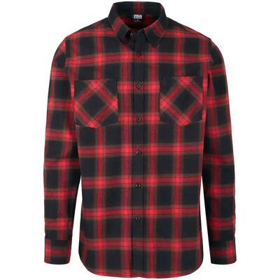 Urban Classics Hemd Urban Classic flanell 6 Noir XS Homme Urban Classics Hemd Urban Classic flanell 6 Noir XS Homme