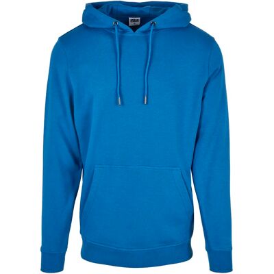 Kapuzenpullover Urban Classics basic terry Bleu M Homme Kapuzenpullover Urban Classics basic terry Bleu M Homme