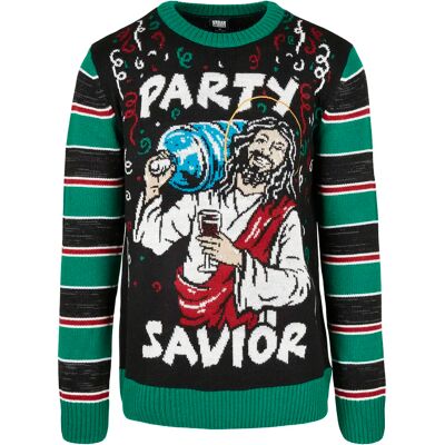 Sweatshirt Urban Classics savior christmas Noir S Homme Sweatshirt Urban Classics savior christmas Noir S Homme