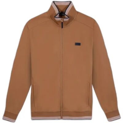 Sweatshirt mit Reißverschluss TBS Leanngil Marron 2XL Homme Sweatshirt mit Reißverschluss TBS Leanngil Marron 2XL Homme