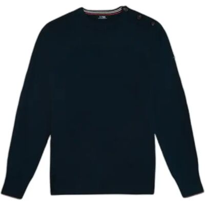 Pullover mit Rundhalsausschnitt TBS Loran Bleu L Homme Pullover mit Rundhalsausschnitt TBS Loran Bleu L Homme
