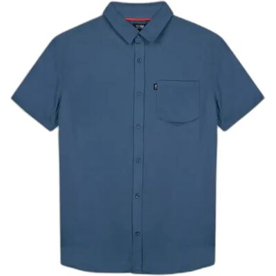 Kurzarmhemd TBS Yacincha Bleu M Homme Kurzarmhemd TBS Yacincha Bleu M Homme